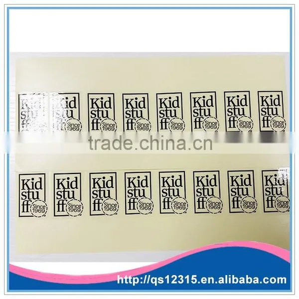 Printed Logo Clear Plastic Labels Stickers for Printing photo-3