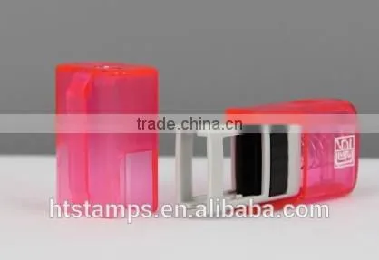 Free Sample Best Seller DongFangTu Transparent Red ABS Pocket Signature Rubber Stamp for Sale Quality Choice photo-2