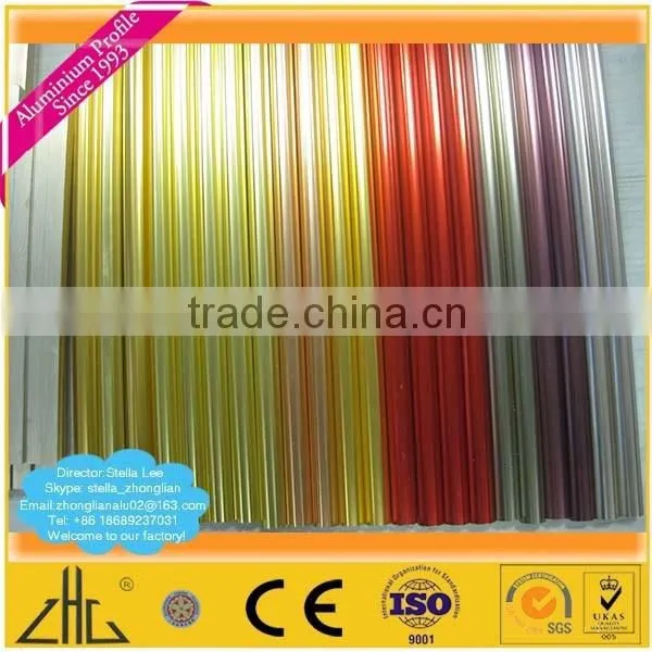 Wow!! Custom Anodized Matt Gunmetal Color Aluminium Extrusion With Logo/different Color Paint Aluminium Profile Cladding Coating photo-3