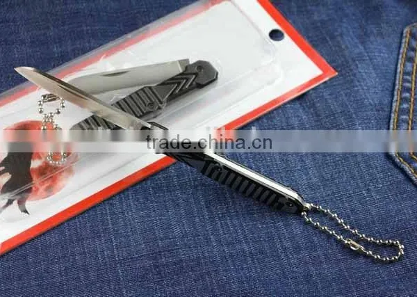 OEM 440C Stainless Steel Small Folding Knife With Blister Package photo-3