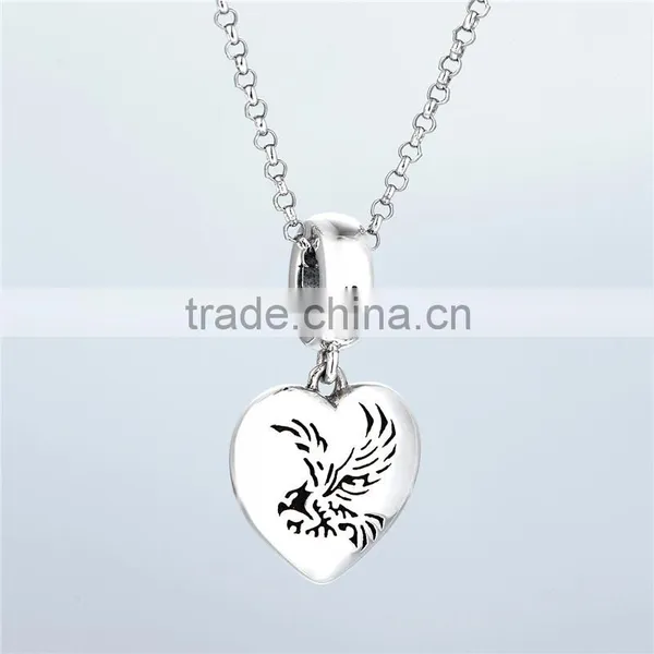 US National Bird Bald Eagle Sterling Silver Bird Pendant photo-3
