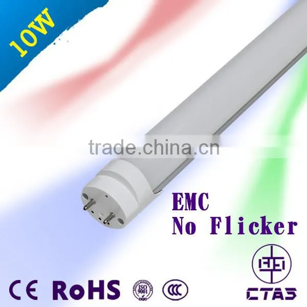 Hot sale high brightness 9W to 22W led tube 600mm PF>0.9 pass EMC t8 led tube