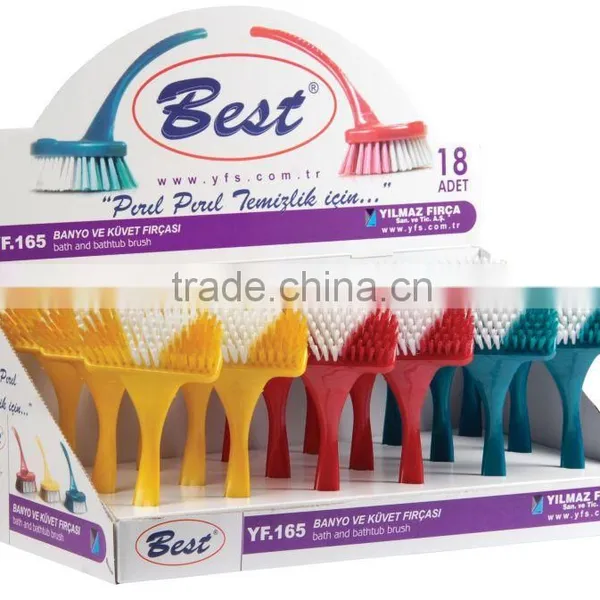 Plastic Scrub Sink Washing / Cleaning Brush With Stand photo-4