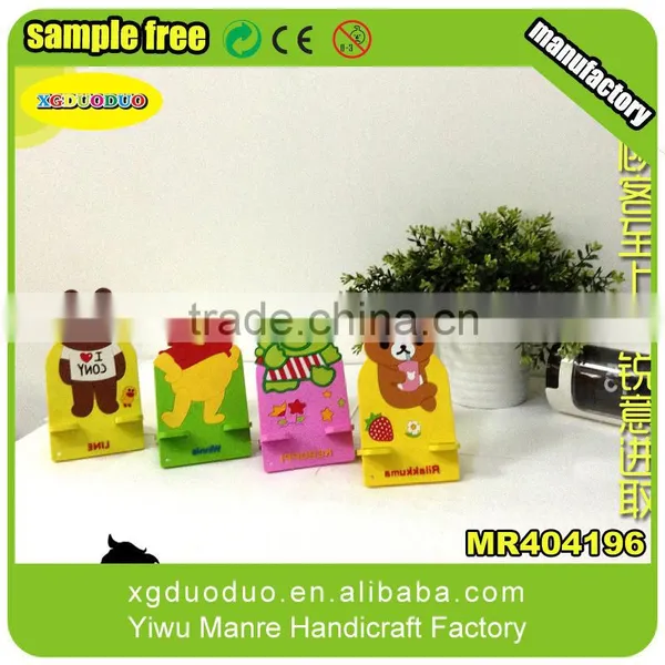 Factory Wholesale Cartoon Cute Teddy Bear Shape Mobile Phone Holder photo-3