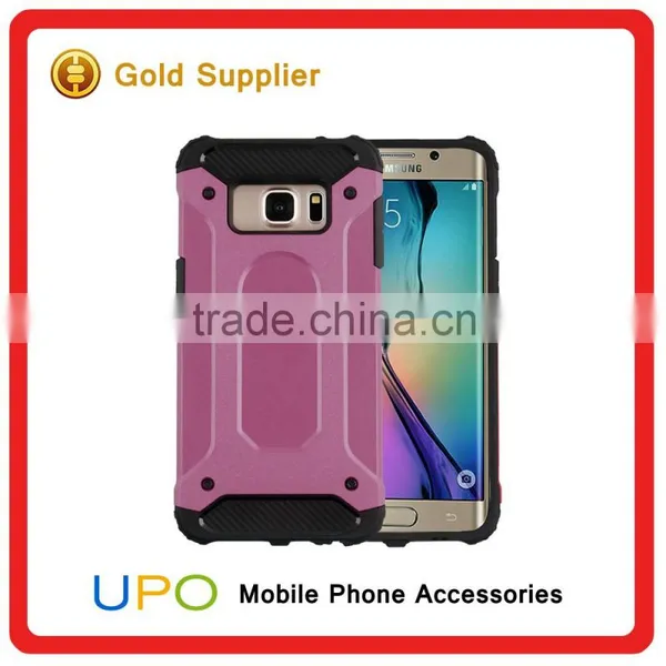 [UPO] Dual Layer Heavy Duty Shockproof Combo Armor Hybrid Cool Phone Case for Samsung Galaxy S6 Edge photo-4