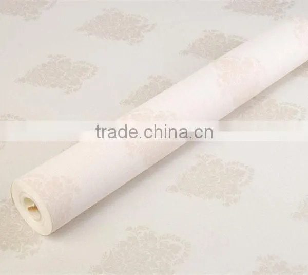 Shallow Embossing Wallpaper European Flower Wall Paper Hot Sale photo-4