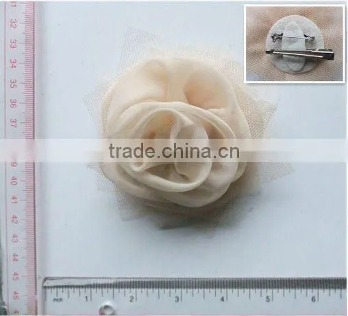 Fashion Chiffon Flower Clip