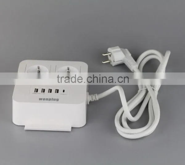 New Model Standard Grounding 2 Schuko Type Multiple Household Outlets photo-3