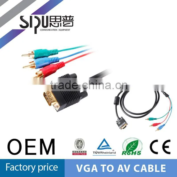 SIPU Hot Sell Rca Composite Video to Vga Converter
