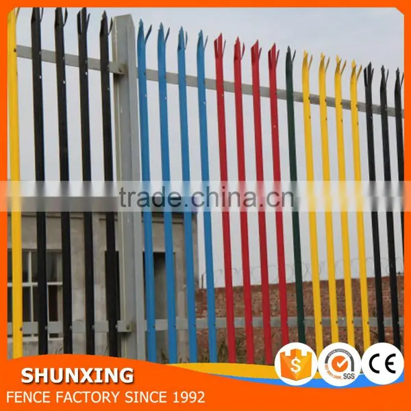 Factory Direct Sale Galvanized Field Fence Steel Palisade Fence photo-3