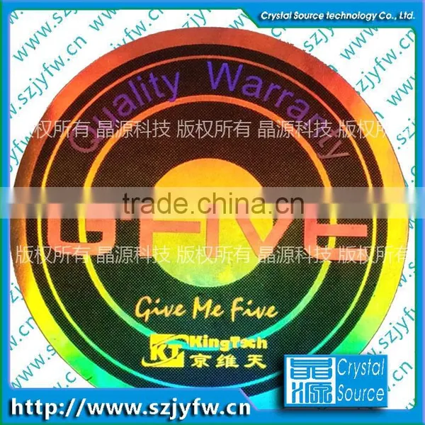 Famous Designer Design Hologram 3d Sticker With Competitive Price photo-5