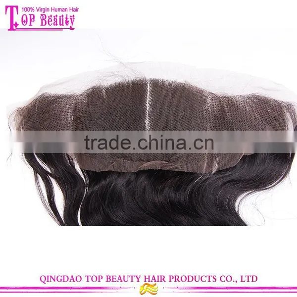 High Quality Silk Base Closures Lace Frontal Natural Wave Indian Human Hair Silk Base Closures Lace Frontal photo-3