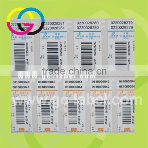 Bar Code Labels