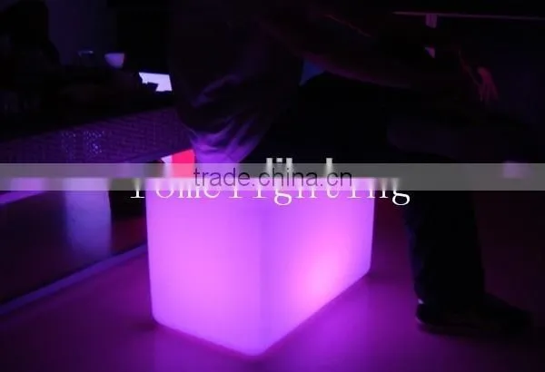 Plastic Technology Durable Waterproof Led Long Square Stool photo-2
