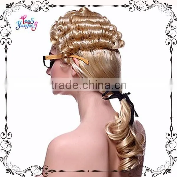Sale Synthetic Long Curly Lawyer Hair Wigs photo-4