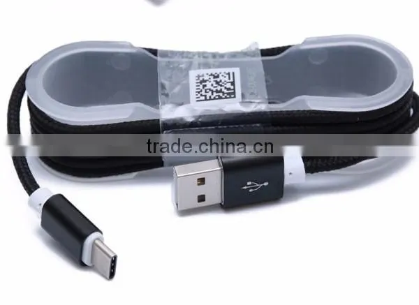 Metal Nylon Woven USB Cable With Blister for Type-C ZTE New Macbook photo-5