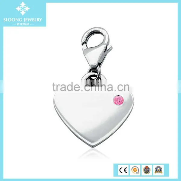 Silver Accessories Letter H Charm in Sterling Silver photo-5