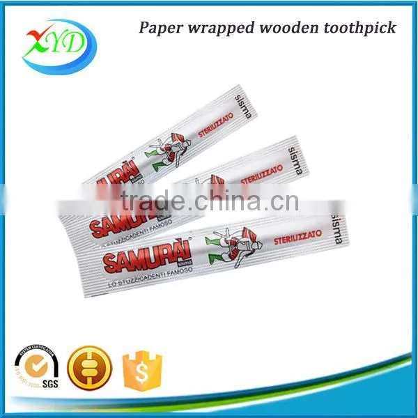 2016 High Quality 4 Sides Paper Wrapped Toothpick in China Factory photo-4