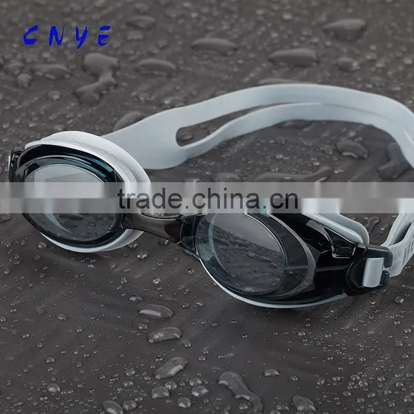 2015 Best UV-shield Mirror Coated Swimming Glasses With100% Silicone Strap photo-2