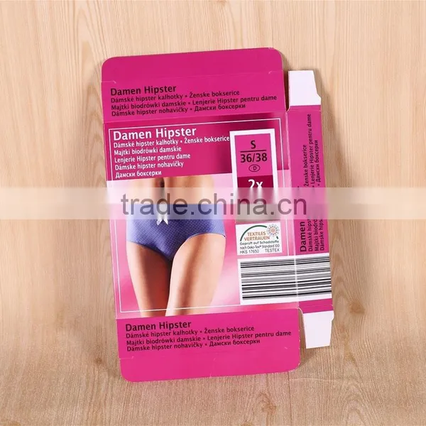 Wholesale Customized Gift Packing Paper Box Woman Underwear Apparel Boxes photo-2