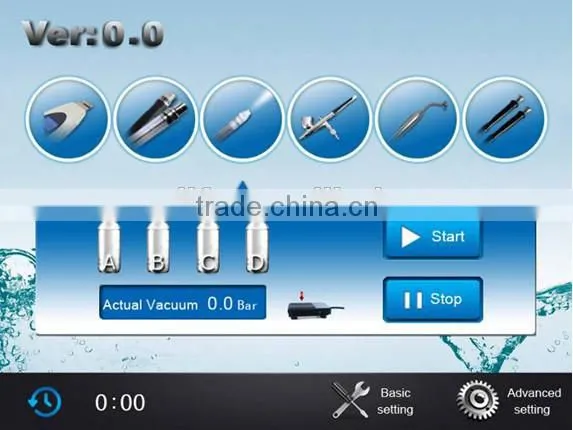 NL-SPA10 Easy Operation 2016 Popular Water Oxygen Water Jet &bio Microcurrent & Skin Scrubber for Skin Rejuvenation photo-5