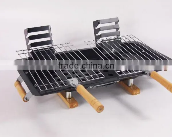 Iron Easy Carried Outdoor Foldable Charcoal BBQ Grill photo-4
