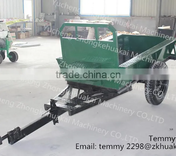 Farm equipment walking tractor trailer