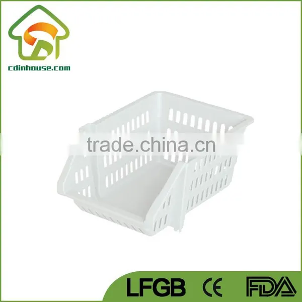 Plastic Stacking Vegetable Food Kitchen Storage Rack Stand Basket photo-4