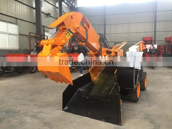 China mini tractor excavator underground working underground mining loader