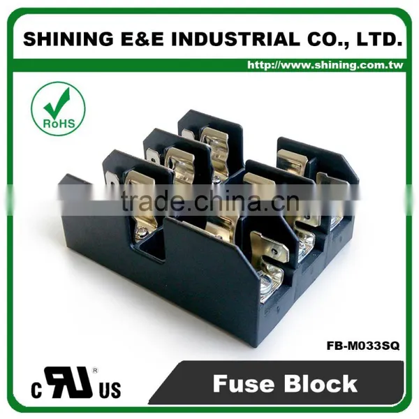 FB-M033SQ Equal To Bussmann 600V 30 Amp 3 Pole 10x38 Midget Fuse Box photo-4