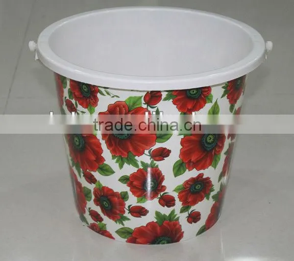 13L Household Plastic Cheap Buckets With Handle photo-5