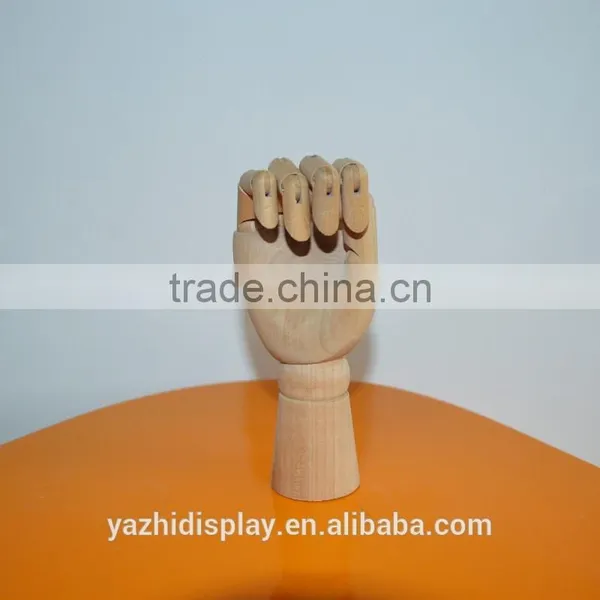 Hot Sale Wood Mannequin Hand for Gloves Display photo-5