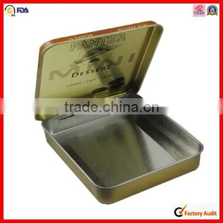 High Quality Rectangular Tobacco Metal Tin Box photo-3