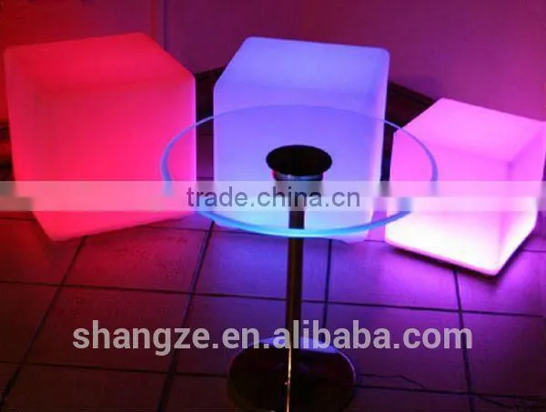 Outdoor Waterproof Rgb Led Cube Furniture Sale photo-2