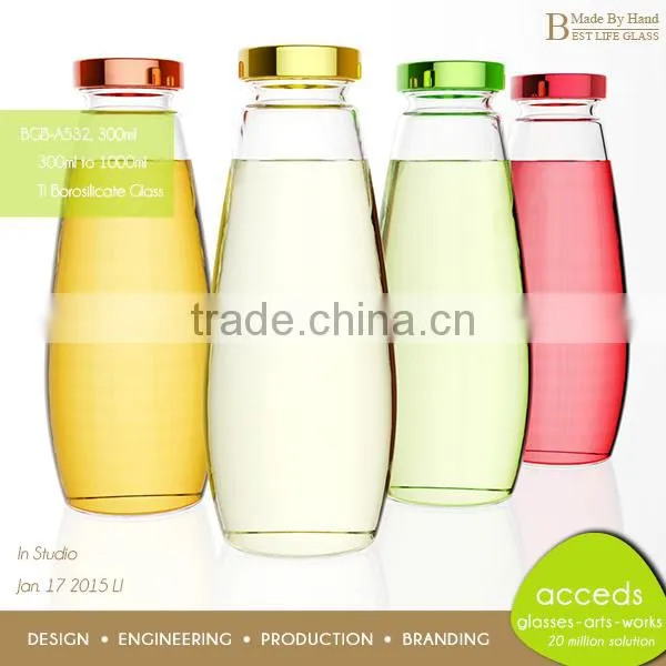 Portable Pyrex Glass Gym Drink Bottles photo-5