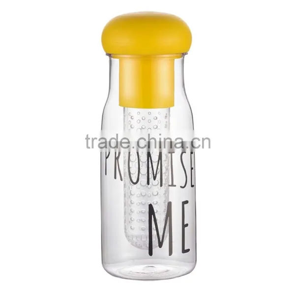 BPA Free Fruit Infuser Plastic Joyshaker Water Bottle photo-4