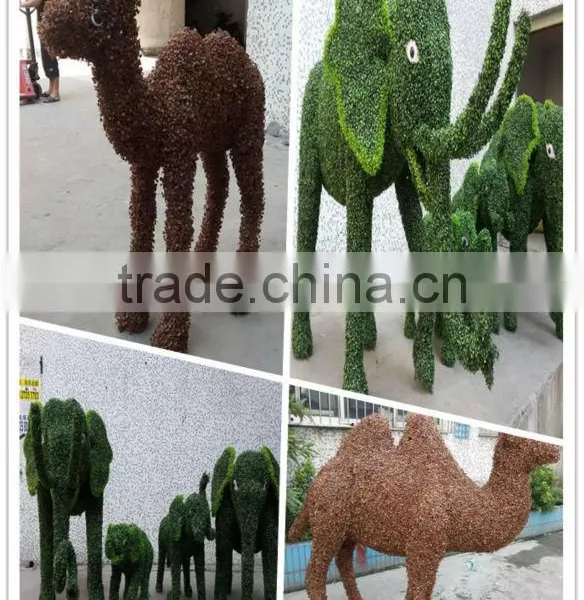 Wholesale Artificial Green Sculpture Simulation Animal