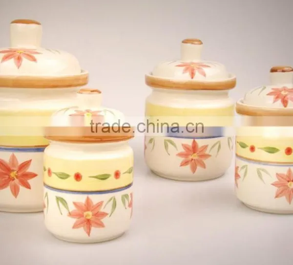 4pcs Ceramic Canister Set photo-2