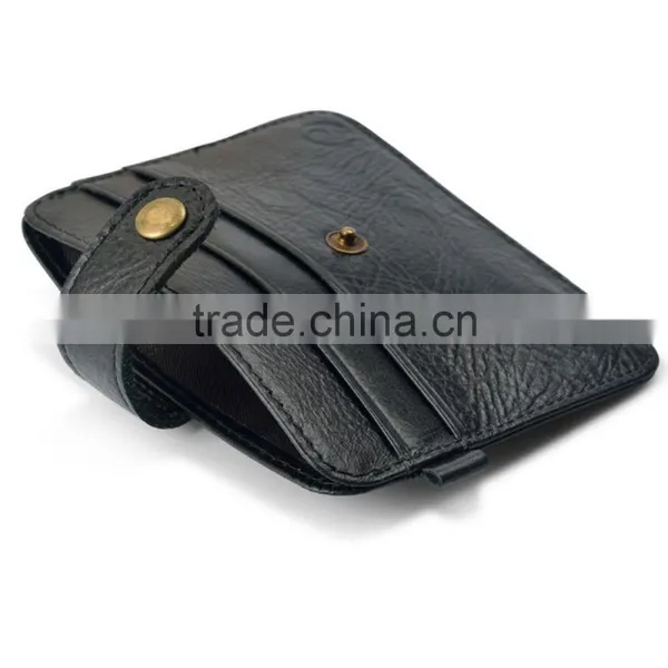 Genuine Leather Wallet Men Crazy Horse Card Holder Credit Card Holder Rfid Blocking Customized photo-6
