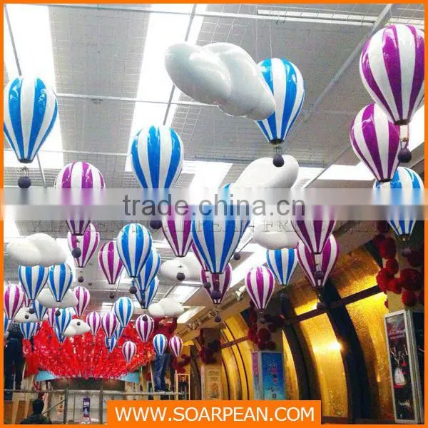 New Style Fashion Fiberglass Visual Display Design Hot Air Balloon photo-3