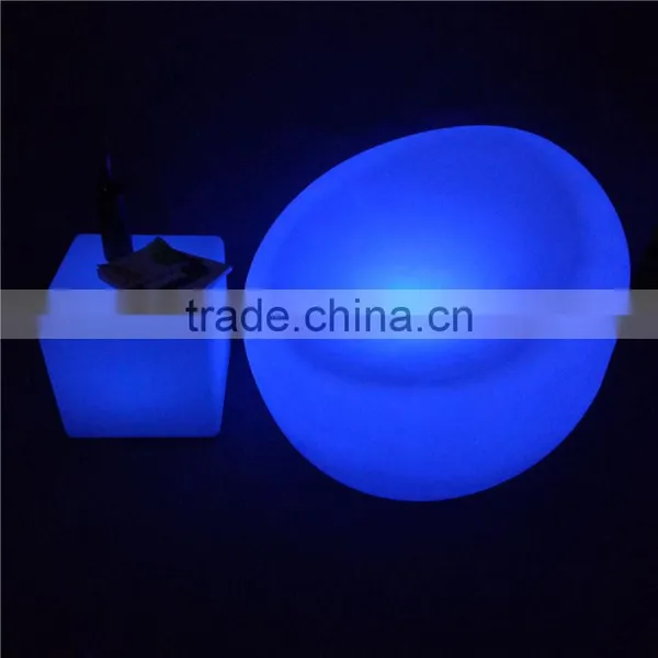 Nightclub LED Furniture Illuminated LED Big Single Sofa Chair With Rechargeable Battery photo-4