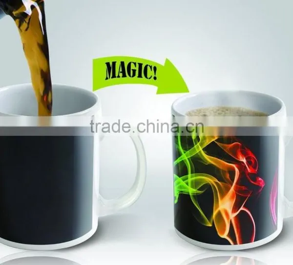 Magic Mugs | Amazing New Heat Sensitive Color Changing Coffee Mug , Good Unique Gift Idea photo-2
