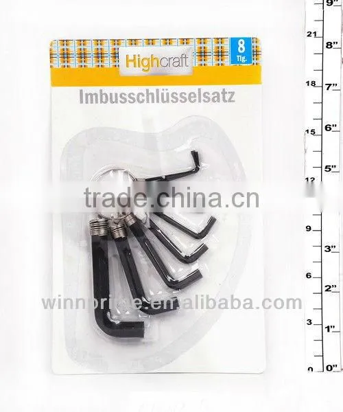 10PC HEX KEY SET