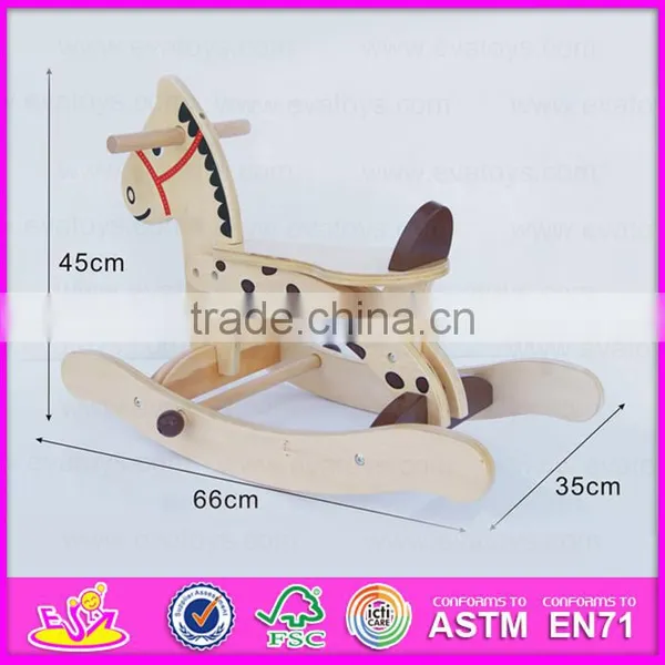 2016 New Design Baby Wooden Horse Walker,new Fashion Rocking Horse Baby Walker, High Quality Baby Walker W16A015 photo-2