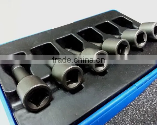 2mm to 10mm Alloy Steel 6PC Auto Repair Impacts Screw Extractor Kit With 3/8 INCH Drive photo-6