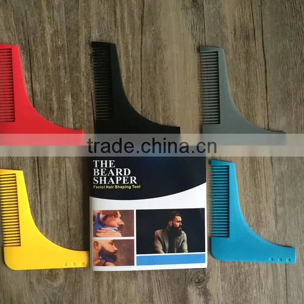 Wholesale Beard Styling and Shaping Template Comb Tool Beard Template Comb photo-6