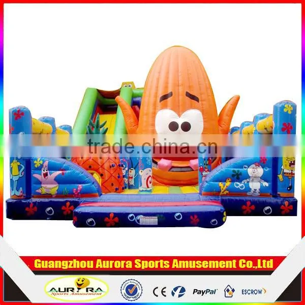 Inflatable Octopus Bouncer Inflatable Bouncy Castle for Fun City