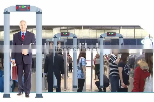 High Quality 6 Zones Door Frame Walk Through Metal Detector Door photo-2