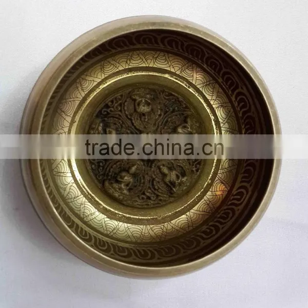 Best Selling 5 Buddha Tibetan Healing Meditation Singing Bowl photo-2