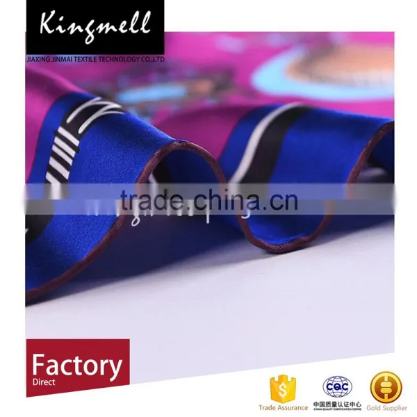 Manufacturing Silk Scarf Digital Printed Long Scarf Wholesales China photo-4